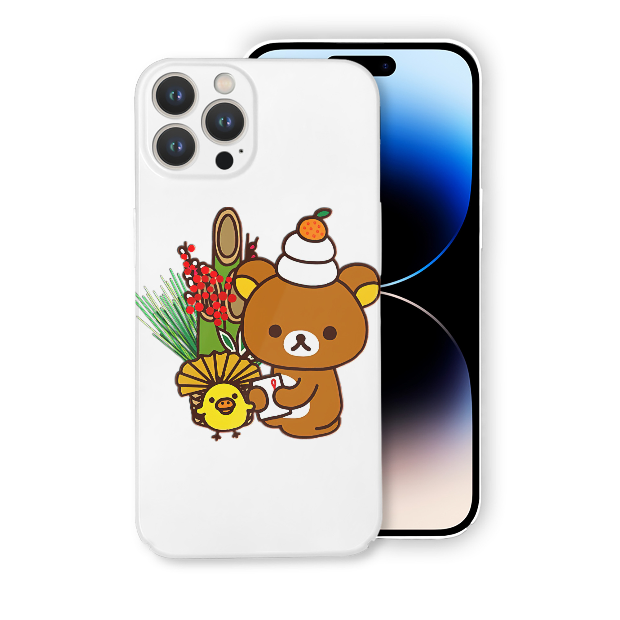 （画像用） リラックマ リラックマ キイロイトリ Rilakkuma Korilakkuma Kiiroitori 【iPhone 14シリーズ対応】ハードケース